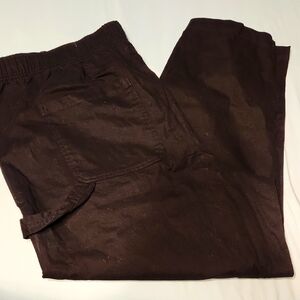 Black OLD NAVY High-Rise Utility Pants With Elastic Waist  Size 2X